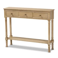 3 Drawer Calvin Wood Entryway Console Table - Baxton Studio 18 3 Drawer Calvin Wood Entryway Console Table - Baxton Studio -Baxton Studio GUEST 80762012 9f98 4d5c 872c 20a57a75bc9d