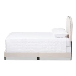 Lexi Modern And Contemporary Fabric Upholstered Bed - Baxton Studio