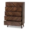 Hartman Wood 5 Drawer Storage Chest Walnut Brown - Baxton Studio -Baxton Studio GUEST 837c0585 f1c9 4b54 b678 512bfce54b7a