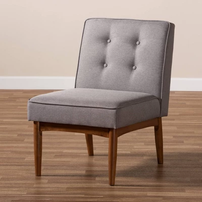 Arvid Wood Dining Chair Gray - Baxton Studio 5 Arvid Wood Dining Chair Gray - Baxton Studio - Image 3