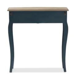Mazarine Classic And Provincial Spruce Finished Console Table Blue - Baxton Studio -Baxton Studio GUEST 845dea09 8444 4780 b5ad bbe3c4592328