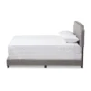 Odette Modern And Contemporary Fabric Upholstered Bed - Light Gray - Baxton Studio -Baxton Studio GUEST 85558372 feb0 46fc 981c 679923f07b3e