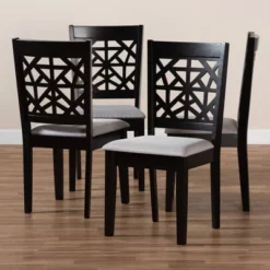 Set Of 4 Jackson Dining Chair - Baxton Studio -Baxton Studio GUEST 86de1eef c00a 4c26 9974 e3f24347f13a