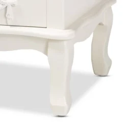 Callen Wood 4 Drawer Nightstand White - Baxton Studio -Baxton Studio GUEST 88c62b4d c864 48ef 80ca 80b2492f940f