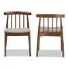 Set Of 2 Wyatt Midcentury Modern Walnut Wood Dining Chairs Beige/Brown - Baxton Studio 2 Set Of 2 Wyatt Midcentury Modern Walnut Wood Dining Chairs Beige/Brown - Baxton Studio -Baxton Studio GUEST 88f65e54 5f32 4755 9d77 21fe0f22b855