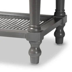 Sheldon Vintage Wood 1 Drawer Nightstand Gray - Baxton Studio -Baxton Studio GUEST 8a5a54eb 5dad 47f0 a0f4 ac790acffdd9