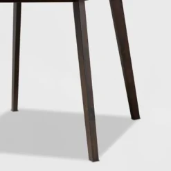 Britte Square Wood Dining Table Dark Brown - Baxton Studio -Baxton Studio GUEST 8a648021 d2f1 45b1 872f 9bfdca8a1607