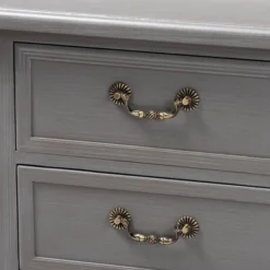 3 Drawer Capucine Finished Wood Nightstand Gray - Baxton Studio -Baxton Studio GUEST 8aa2f1ae 9883 4339 adee 04a8e11bb2d2