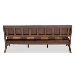Rovelyn Faux Leather Finished Wood Sofa Brown - Baxton Studio -Baxton Studio GUEST 8b140958 1fa4 4f8e 8229 9b98b96a9b9d