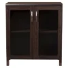 Sintra Modern And Contemporary Sideboard Storage Cabinet With Glass Doors - Dark Brown - Baxton Studio 1 Sintra Modern And Contemporary Sideboard Storage Cabinet With Glass Doors - Dark Brown - Baxton Studio -Baxton Studio GUEST 8d0cef32 3cc7 4235 816e 71638f97edfe