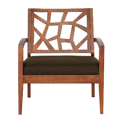 Jennifer Modern Lounge Chair Dark Brown - Baxton Studio 3 Jennifer Modern Lounge Chair Dark Brown - Baxton Studio