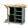Dorthy Two-Tone Wood Kitchen Cart Green/Natural - Baxton Studio 2 Dorthy Two-Tone Wood Kitchen Cart Green/Natural - Baxton Studio -Baxton Studio GUEST 8e94692f 02ae 47ba bc6c 7365a0e17693
