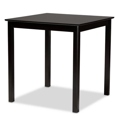 5pc Arden Upholstered Wood Pub Counter Height Dining Set Gray/Espresso - Baxton Studio 9 5pc Arden Upholstered Wood Pub Counter Height Dining Set Gray/Espresso - Baxton Studio - Image 7