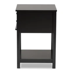2 Drawer Willow Wood Nightstand - Baxton Studio -Baxton Studio GUEST 92b2f5c1 68bd 4c39 b2fa 0d4405b2fa68