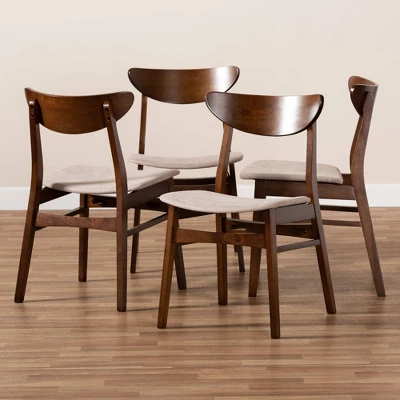Set Of 4 Parlin Dining Chair - Baxton Studio 6 Set Of 4 Parlin Dining Chair - Baxton Studio - Image 4