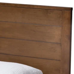 Twin Catalina Modern Classic Mission Style Finished Wood Platform Bed With Trundle - Baxton Studio -Baxton Studio GUEST 96aa402f b34a 476b 9e65 5505b4bab9e5