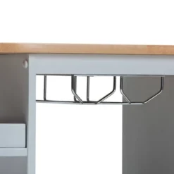 Donnie Wood Kitchen Storage Cart Light Gray/Natural - Baxton Studio 21 Donnie Wood Kitchen Storage Cart Light Gray/Natural - Baxton Studio -Baxton Studio GUEST 96da670a 0b48 4b08 b8c3 2443ea736c78
