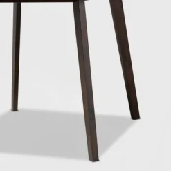 5pc Britte Fabric Upholstered Wood Dining Set - Baxton Studio -Baxton Studio GUEST 97ce016b 5350 40d4 b948 15a8263d74af