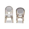 Set Of 2 Celie Indoor And Outdoor Stackable Bistro Dining Chairs - Baxton Studio 1 Set Of 2 Celie Indoor And Outdoor Stackable Bistro Dining Chairs - Baxton Studio -Baxton Studio GUEST 983912ee 2551 46b9 9da0 c2a68867483b