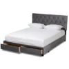 Caronia Velvet Upholstered 2 Drawer Platform Storage Bed - Baxton Studio -Baxton Studio GUEST 98a79c33 1338 4558 a24a 0e78086d4633