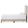 Twin Benjamin Modern And Contemporary Linen Upholstered Arched Platform Bed With Nailhead - Baxton Studio 1 Twin Benjamin Modern And Contemporary Linen Upholstered Arched Platform Bed With Nailhead - Baxton Studio -Baxton Studio GUEST 98fa14d8 6fde 40e6 bb07 a531cec20c90