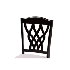 7pc Salem Fabric Upholstered And Wood Dining Set - Baxton Studio -Baxton Studio GUEST 9953804a b274 415f 9a17 9e47719f30bb