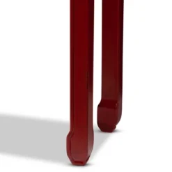 Melodie 6 Drawer Console Table Red - Baxton Studio -Baxton Studio GUEST 9964d5a5 110e 4f1e 906b 785bbb28068a