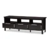 Elaine Modern And Contemporary Finished TV Stand For TVs Up To 60" Dark Brown - Baxton Studio -Baxton Studio GUEST 99b36656 50e1 41d2 9666 7793039aa3f4
