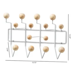 Penny Mid Century Modern Coat Hanger Light Brown - Baxton Studio -Baxton Studio GUEST 9a39f392 0737 4eb7 b1c7 e92be423633a