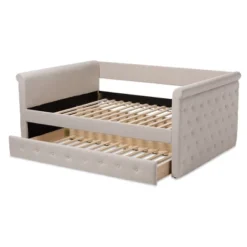 Alena Daybed With Trundle - Baxton Studio -Baxton Studio GUEST 9ad0f1d5 2435 41f3 8602 3a0e9a47daa3