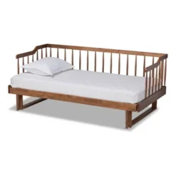 Twin To King Muriel Expandable Spindle Daybed - Baxton Studio -Baxton Studio GUEST 9b1d193a 1385 4572 af42 e6d97245d671