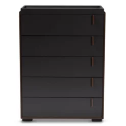 5 Drawer Rikke Two-Tone Wood Chest Brown - Baxton Studio -Baxton Studio GUEST 9baf9f7f 7dea 4038 a7c6 3a05b09e6288