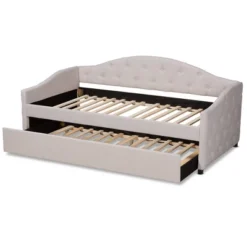 Becker Transitional Daybed With Trundle - Baxton Studio 13 Becker Transitional Daybed With Trundle - Baxton Studio -Baxton Studio GUEST 9c4404dd 4570 4dc0 aa92 2e6023946567