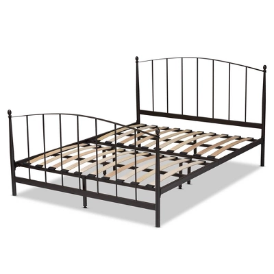Queen Lana Metal Platform Bed Black - Baxton Studio 4 Queen Lana Metal Platform Bed Black - Baxton Studio - Image 2