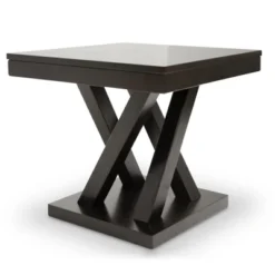 Everdon Modern End Table Dark Brown - Baxton Studio -Baxton Studio GUEST 9f4c6907 f2de 4004 a866 d592538284da