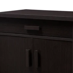 Bienna Modern And Contemporary Finished Shoe Cabinet Dark Brown - Baxton Studio -Baxton Studio GUEST a000cffe 81c1 4693 9b00 700f44dfb963