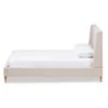 Adelaide Retro Modern Fabric Upholstered Platform Bed - Baxton Studio -Baxton Studio GUEST a0c10077 f432 4408 a280 2904ff6ba858
