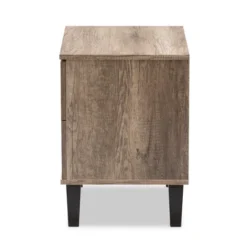 Swanson Modern And Contemporary Wood 2 - Drawer Nightstand - Light Brown - Baxton Studio -Baxton Studio GUEST a1c6abaf 5303 4c63 b1a7 a0fb9d3339ed