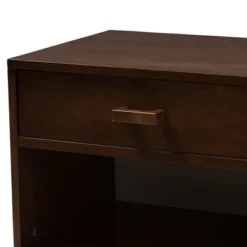 Deirdre Modern And Contemporary Wood 1 Drawer Nightstand - Baxton Studio -Baxton Studio GUEST a2603b21 e374 4463 8561 b3dc39adaaa1