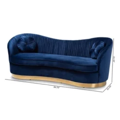 Nevena Velvet Sofa Blue - Baxton Studio 14 Nevena Velvet Sofa Blue - Baxton Studio -Baxton Studio GUEST a34ab3d5 6a5e 4b1b ba48 a91c88d5b0d6