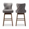 Gradisca Modern And Contemporary Wood Finishing Upholstered Barstools Set Of 2 - Baxton Studio 2 Gradisca Modern And Contemporary Wood Finishing Upholstered Barstools Set Of 2 - Baxton Studio -Baxton Studio GUEST a3dd6188 7818 4515 9f6e d2118beee37b