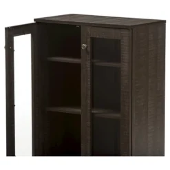 Mason Modern And Contemporary Multipurpose Storage Cabinet Sideboard - Dark Brown - Baxton Studio -Baxton Studio GUEST a403eb86 2e40 48d8 9cb4 102d6617fa53
