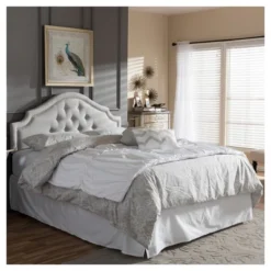 Cora Modern And Contemporary Fabric Upholstered Headboard - Baxton Studio -Baxton Studio GUEST a5aeffc5 579a 4449 86c4 c75f92550124