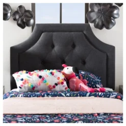 Mars Modern And Contemporary Fabric Headboard - Baxton Studio -Baxton Studio GUEST a729c3c9 e869 48f6 b9e4 e3a1f9a25ba3