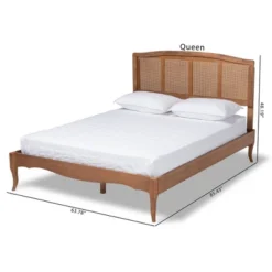 Marieke Wood Platform Bed Ash Walnut - Baxton Studio -Baxton Studio GUEST a7c87f74 3eed 4a81 ab9e ed130597bf5f