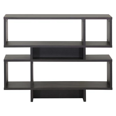 Cassidy 35.25" 4 Level Modern Bookshelf Dark Brown - Baxton Studio 3 Cassidy 35.25" 4 Level Modern Bookshelf Dark Brown - Baxton Studio