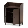 Rossin Wood 2 Door Entryway Shoe Cabinet - Baxton Studio -Baxton Studio GUEST a8c89f5d fa4a 4932 8a05 9056bae6ac83