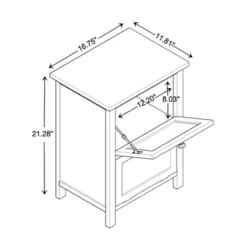Sariah Wood Rattan 2 Door Nightstand White - Baxton Studio 23 Sariah Wood Rattan 2 Door Nightstand White - Baxton Studio -Baxton Studio GUEST a917caaf 852a 4b43 9110 fc17ba4560d8