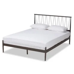 Samir Metal Platform Bed Black - Baxton Studio 15 Samir Metal Platform Bed Black - Baxton Studio -Baxton Studio GUEST a98256e9 5652 464b afb6 d5a84270fdc4