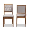 2pc Gideon Wood Dining Chair Set - Baxton Studio -Baxton Studio GUEST ad04fd0f dde1 4cfd b1a4 b8def9266a01